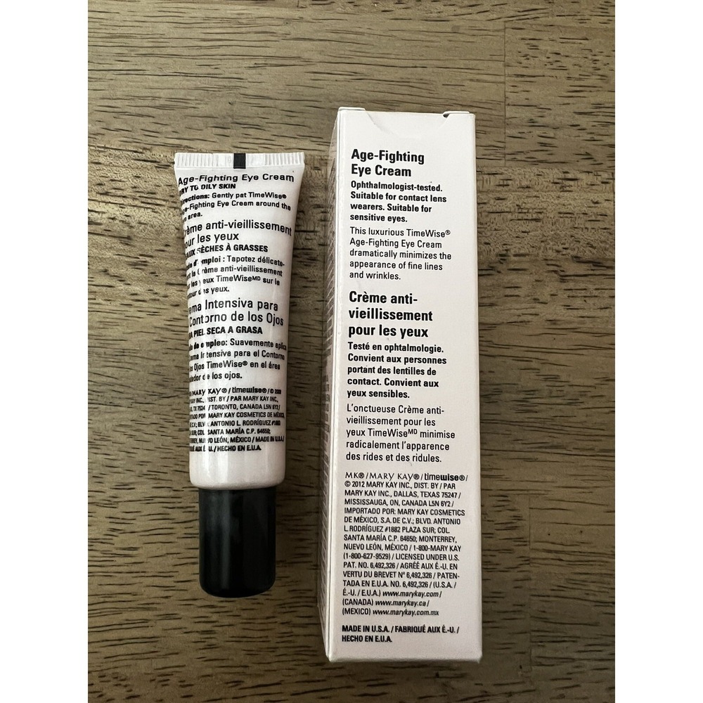 New Mary Kay TimeWise Age Fighting Eye Cream .65 oz. 029728 DISCOUNTINUED - Picture 2 of 2
